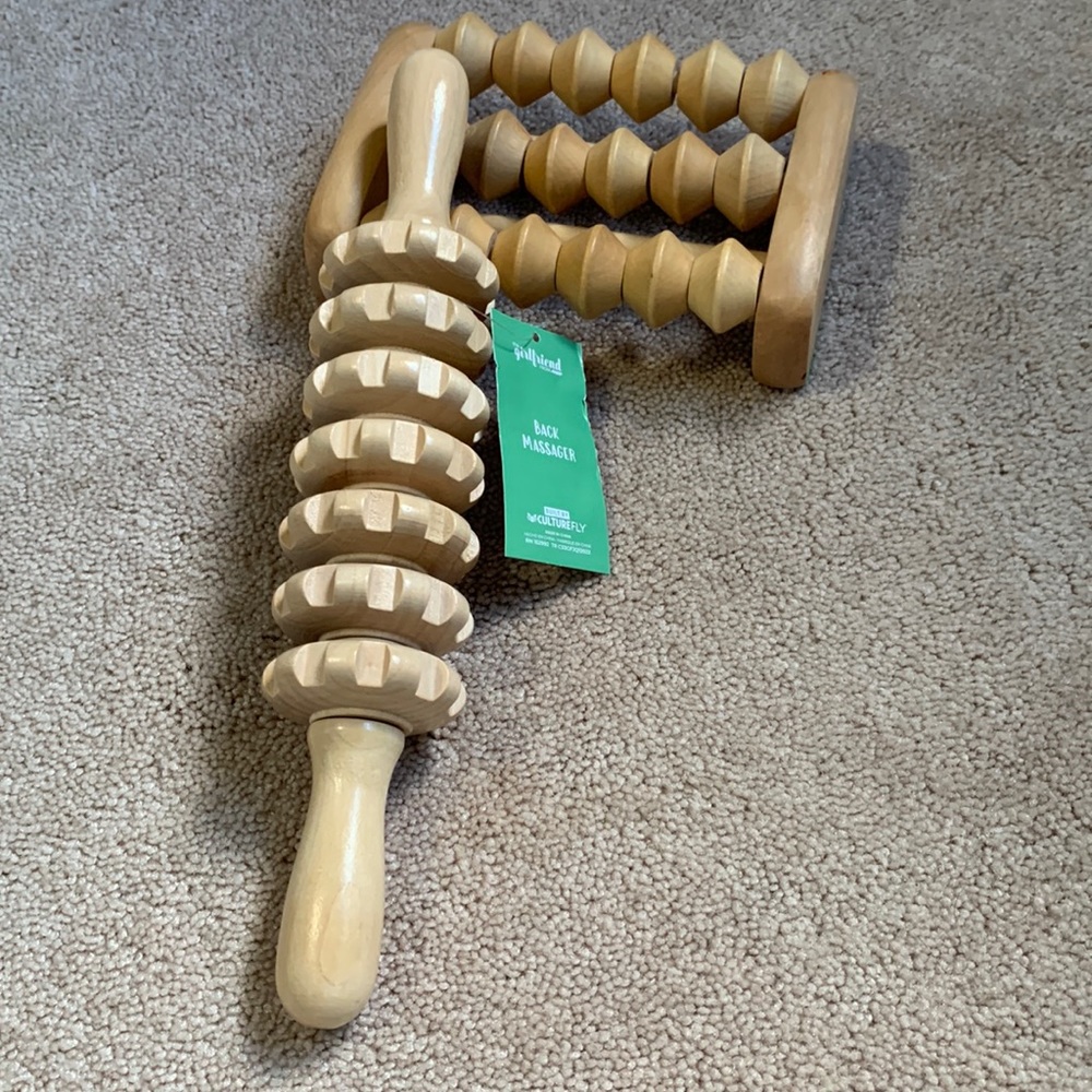 Wooden massage set